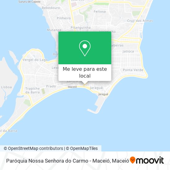 Paróquia Nossa Senhora do Carmo - Maceió mapa