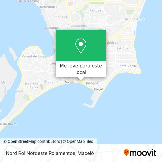 Nord Rol Nordeste Rolamentos mapa