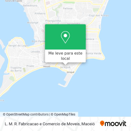 L. M. R. Fabricacao e Comercio de Moveis mapa