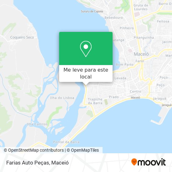 Farias Auto Peças mapa