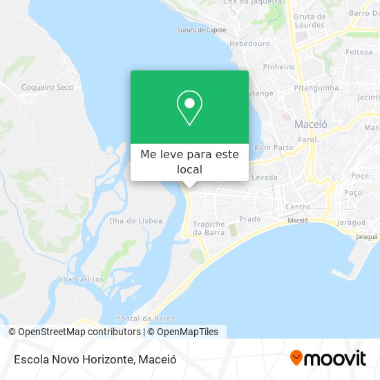 Escola Novo Horizonte mapa