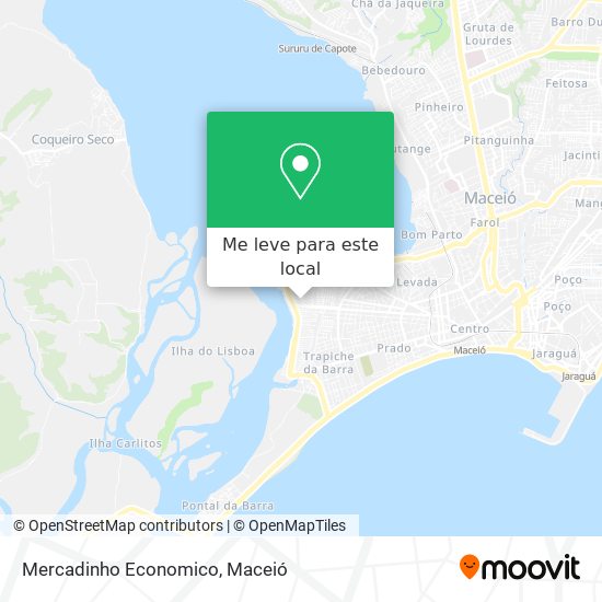 Mercadinho Economico mapa