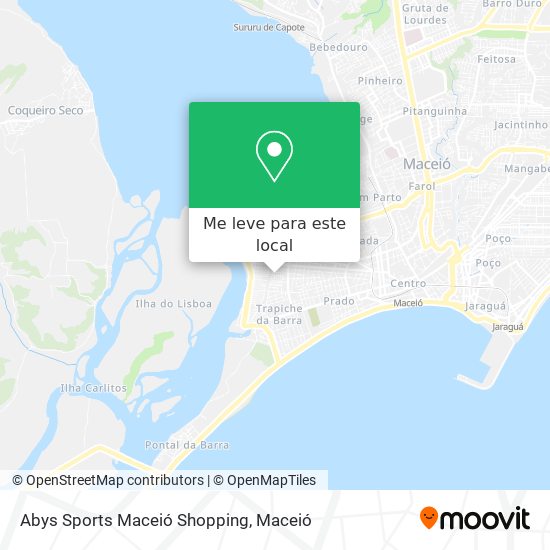 Abys Sports Maceió Shopping mapa