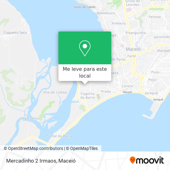 Mercadinho 2 Irmaos mapa