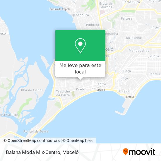 Baiana Moda Mix-Centro mapa