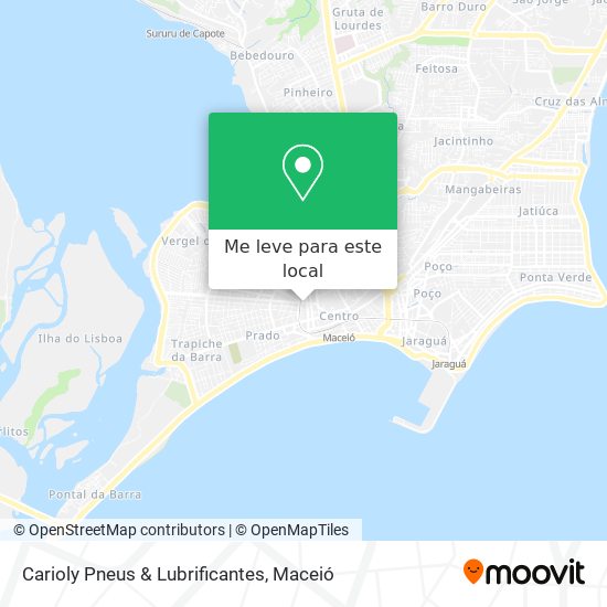 Carioly Pneus & Lubrificantes mapa