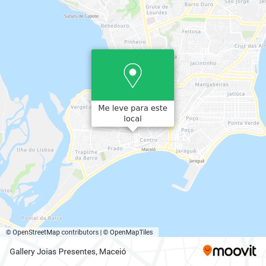 Gallery Joias Presentes mapa