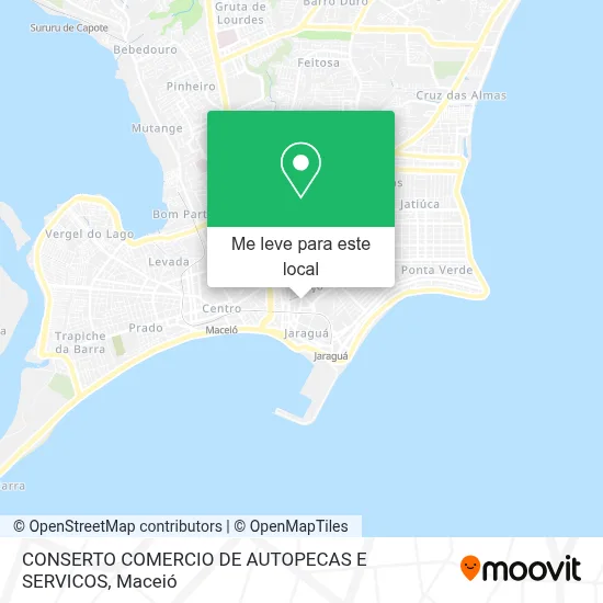 CONSERTO COMERCIO DE AUTOPECAS E SERVICOS mapa