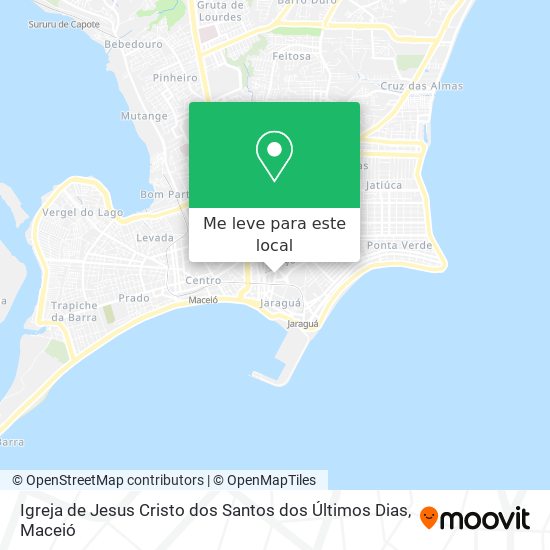 Igreja de Jesus Cristo dos Santos dos Últimos Dias mapa