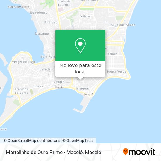 Martelinho de Ouro Prime - Maceió mapa