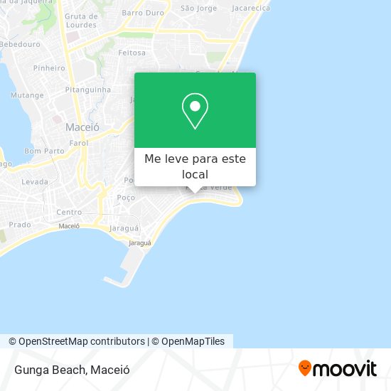 Gunga Beach mapa