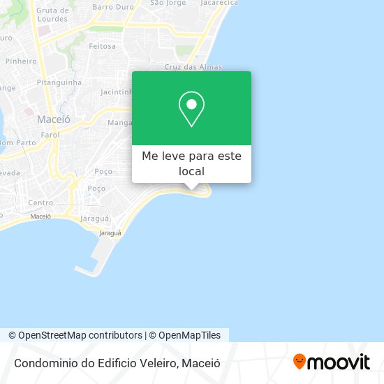 Condominio do Edificio Veleiro mapa