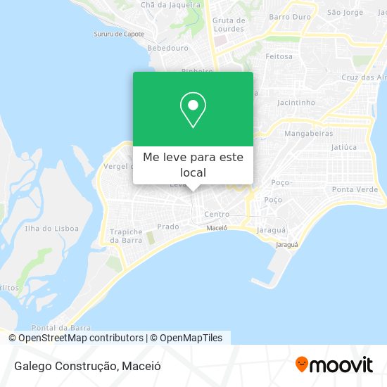 Galego Construção mapa