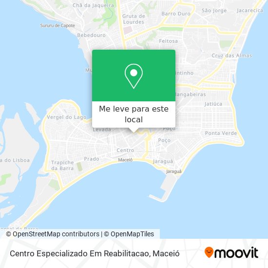 Centro Especializado Em Reabilitacao mapa