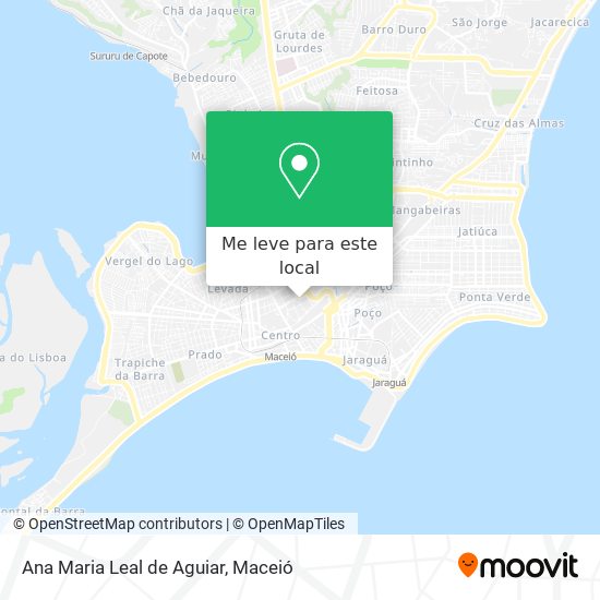 Ana Maria Leal de Aguiar mapa