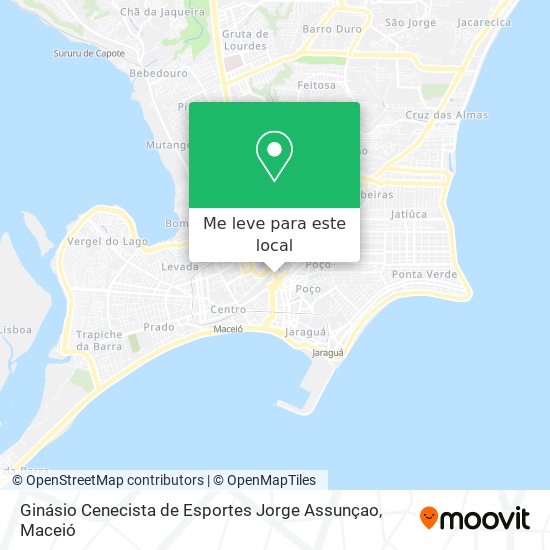 Ginásio Cenecista de Esportes Jorge Assunçao mapa