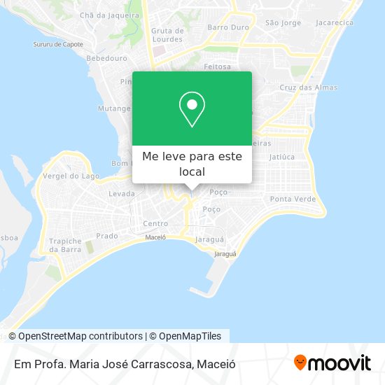 Em Profa. Maria José Carrascosa mapa