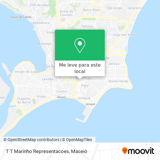 T T Marinho Representacoes mapa