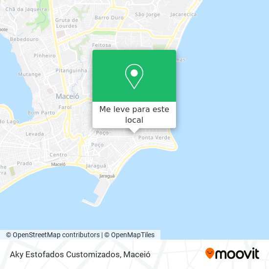 Aky Estofados Customizados mapa