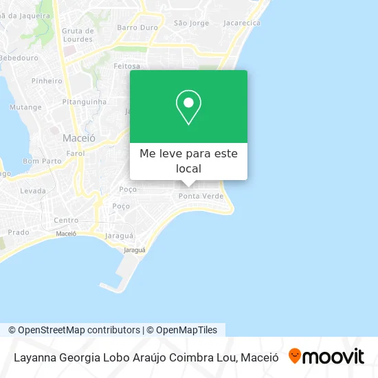 Layanna Georgia Lobo Araújo Coimbra Lou mapa