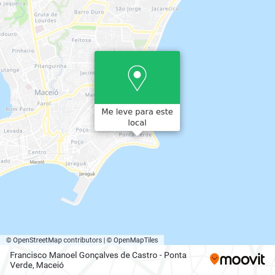 Francisco Manoel Gonçalves de Castro - Ponta Verde mapa