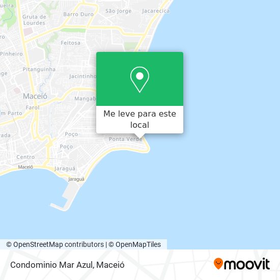 Condominio Mar Azul mapa