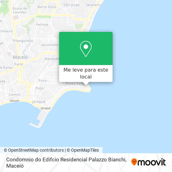 Condomnio do Edifcio Residencial Palazzo Bianchi mapa