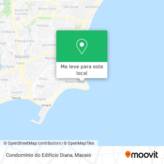Condomínio do Edifício Diana mapa