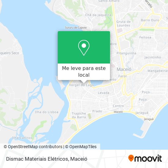 Dismac Materiais Elétricos mapa