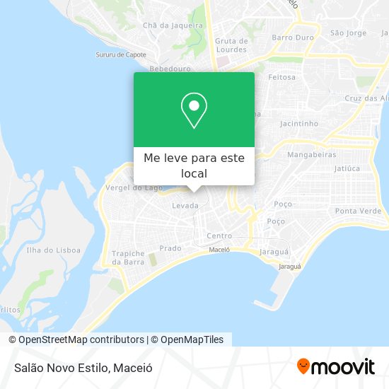 Salão Novo Estilo mapa
