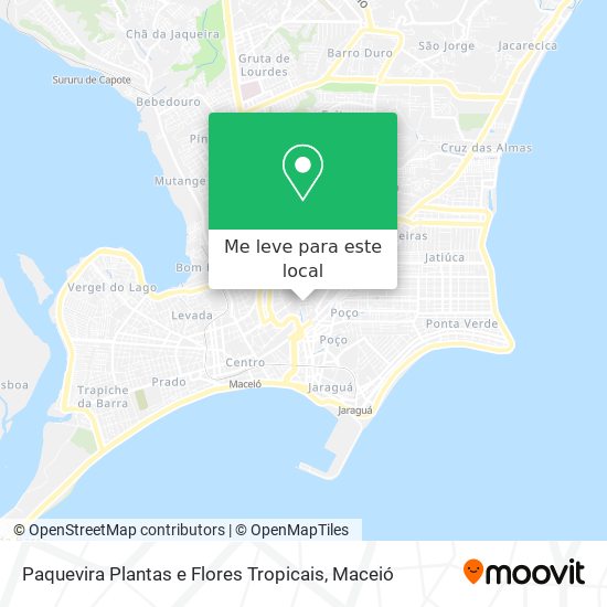 Paquevira Plantas e Flores Tropicais mapa