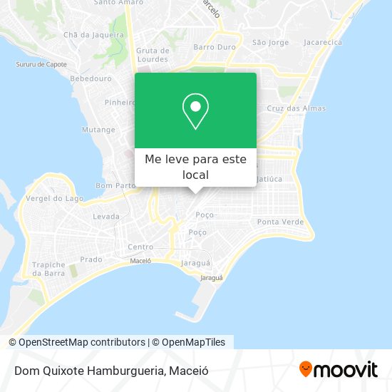 Dom Quixote Hamburgueria mapa