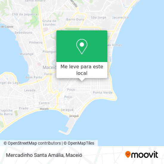 Mercadinho Santa Amália mapa