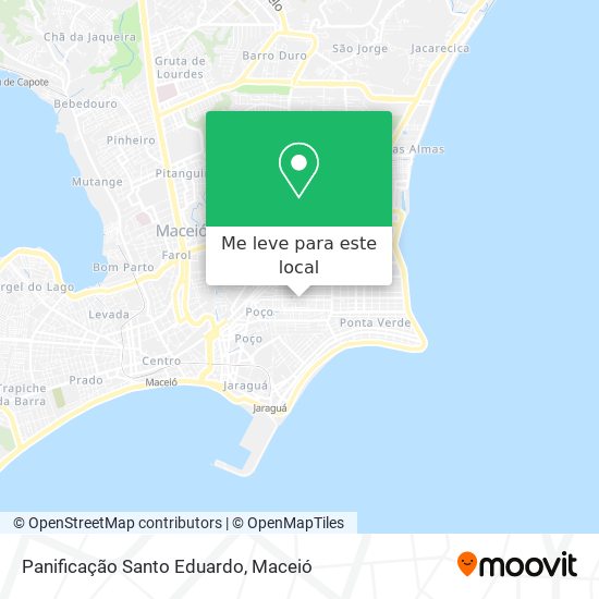 Panificação Santo Eduardo mapa