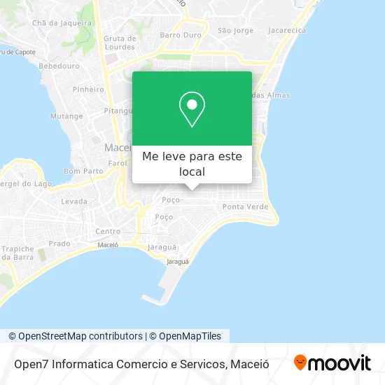 Open7 Informatica Comercio e Servicos mapa