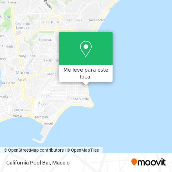 California Pool Bar mapa