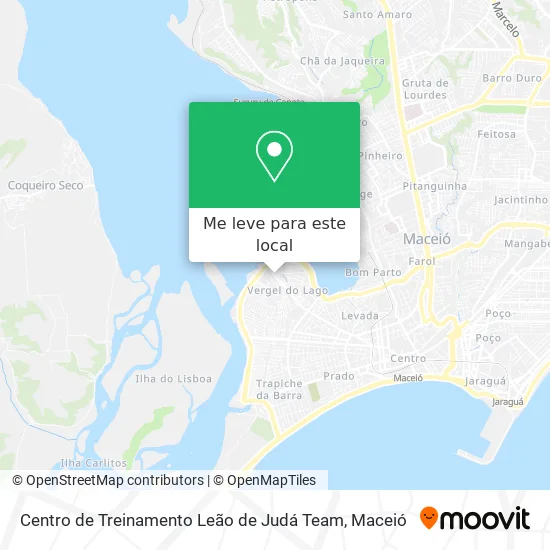 Centro de Treinamento Leão de Judá Team mapa