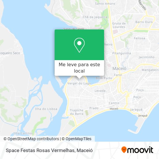 Space Festas Rosas Vermelhas mapa