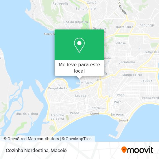 Cozinha Nordestina mapa