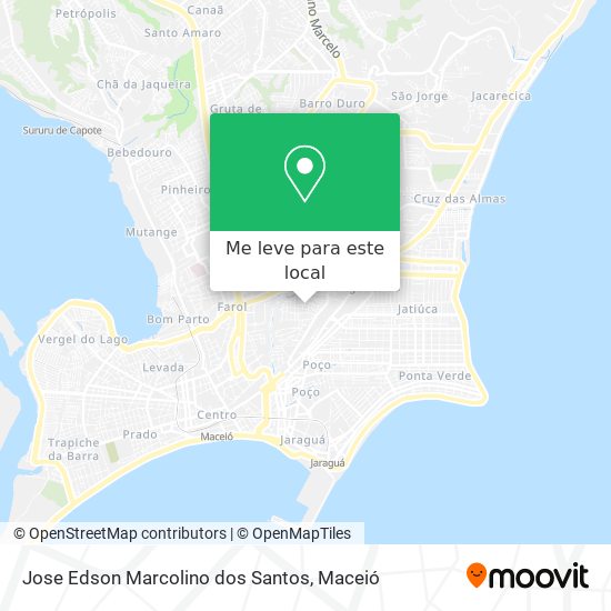 Jose Edson Marcolino dos Santos mapa