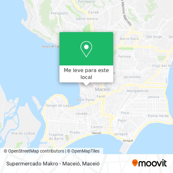 Supermercado Makro - Maceió mapa