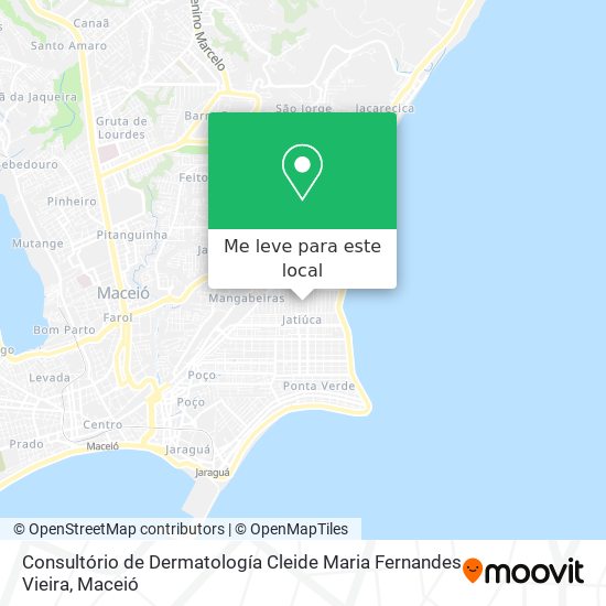 Consultório de Dermatología Cleide Maria Fernandes Vieira mapa