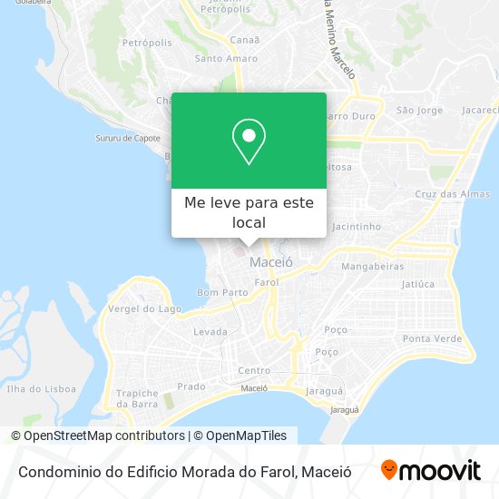 Condominio do Edificio Morada do Farol mapa