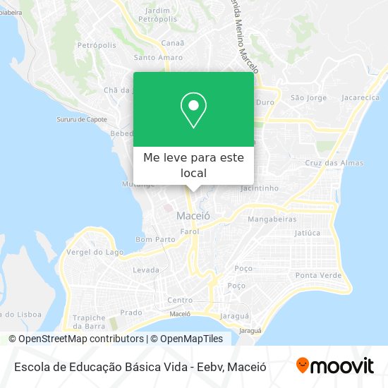 Escola de Educação Básica Vida - Eebv mapa