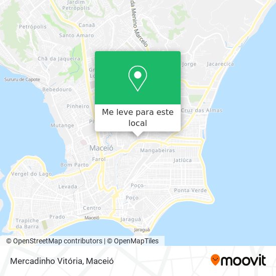 Mercadinho Vitória mapa