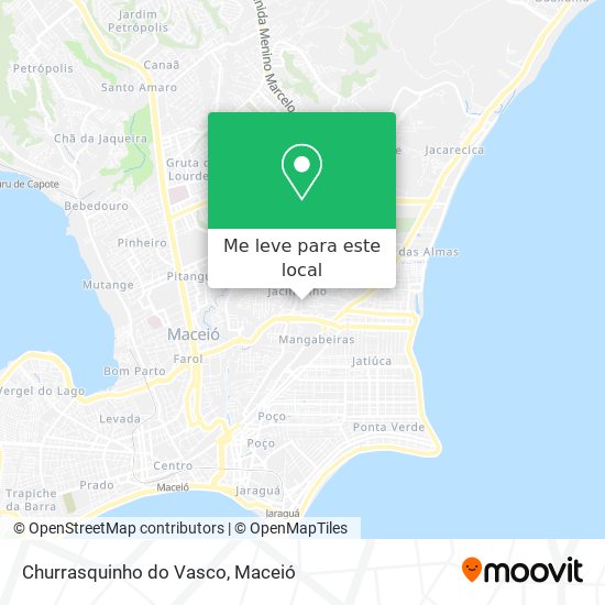 Churrasquinho do Vasco mapa