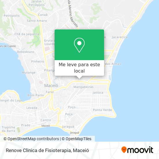 Renove Clinica de Fisioterapia mapa
