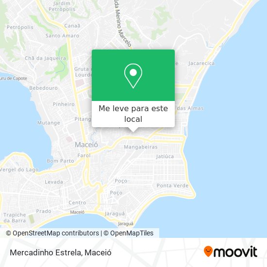 Mercadinho Estrela mapa