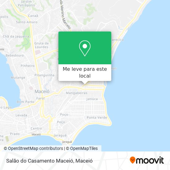 Salão do Casamento Maceió mapa
