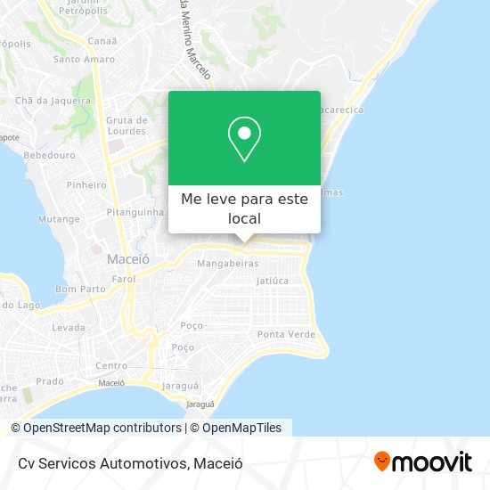 Cv Servicos Automotivos mapa